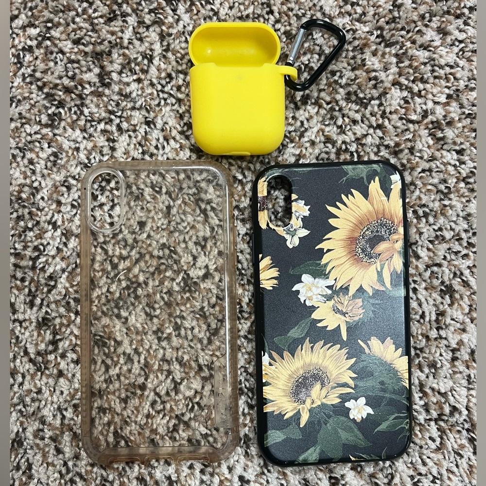iphone 10 phone case and air pod case!